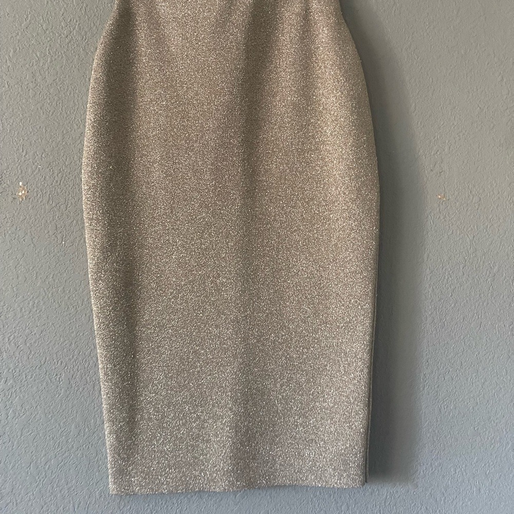 J. Crew Metallic Midi Pencil Skirt - Picture 3 of 7
